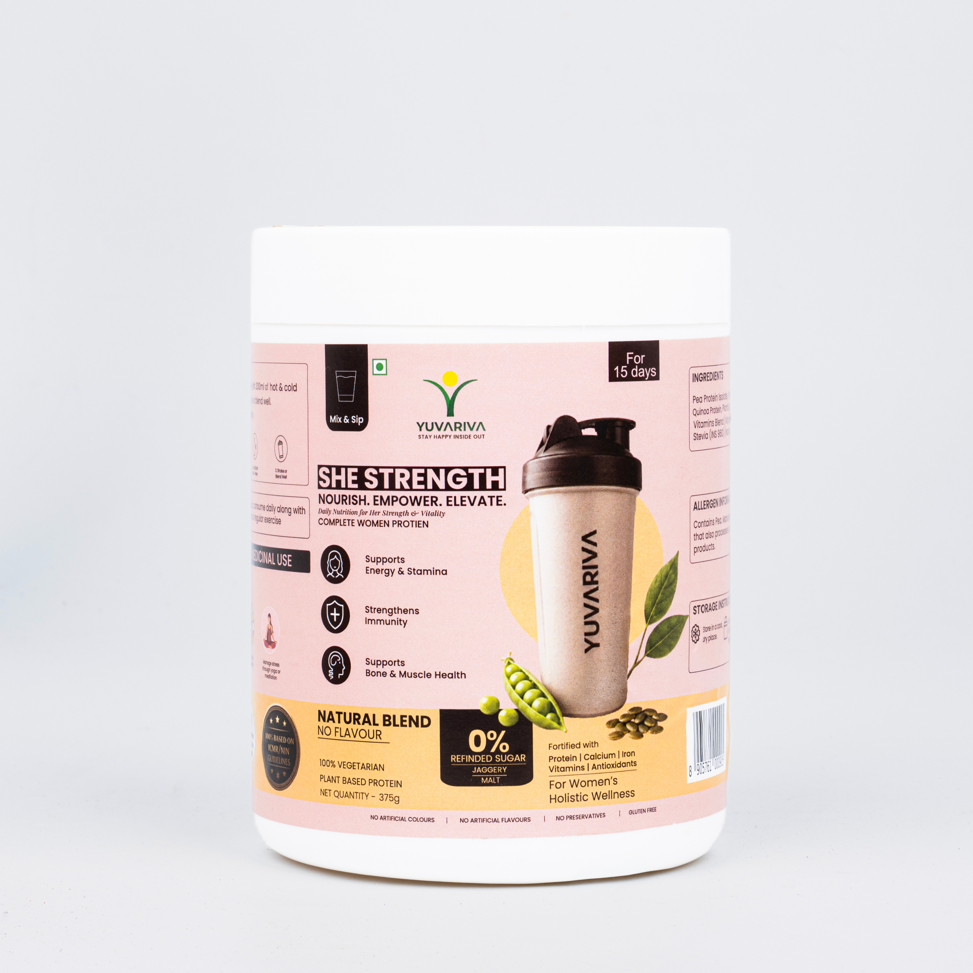 Yuvariva She Strength – Natural Blend (No Flavour)