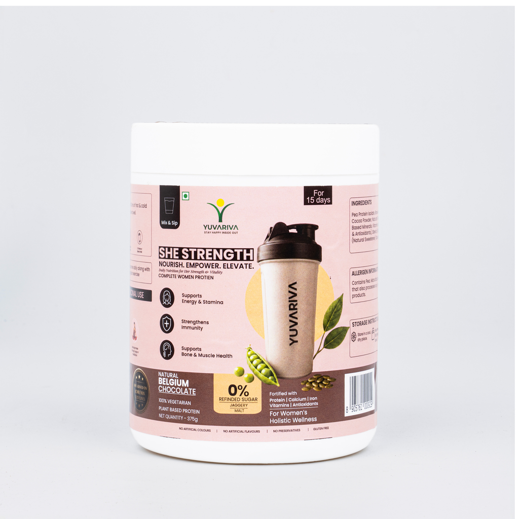 Yuvariva She Strength – Natural Belgium Chocolate Flavour